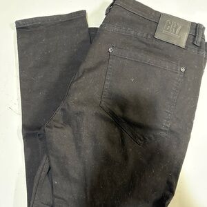 CR7 dark black skinny jeans